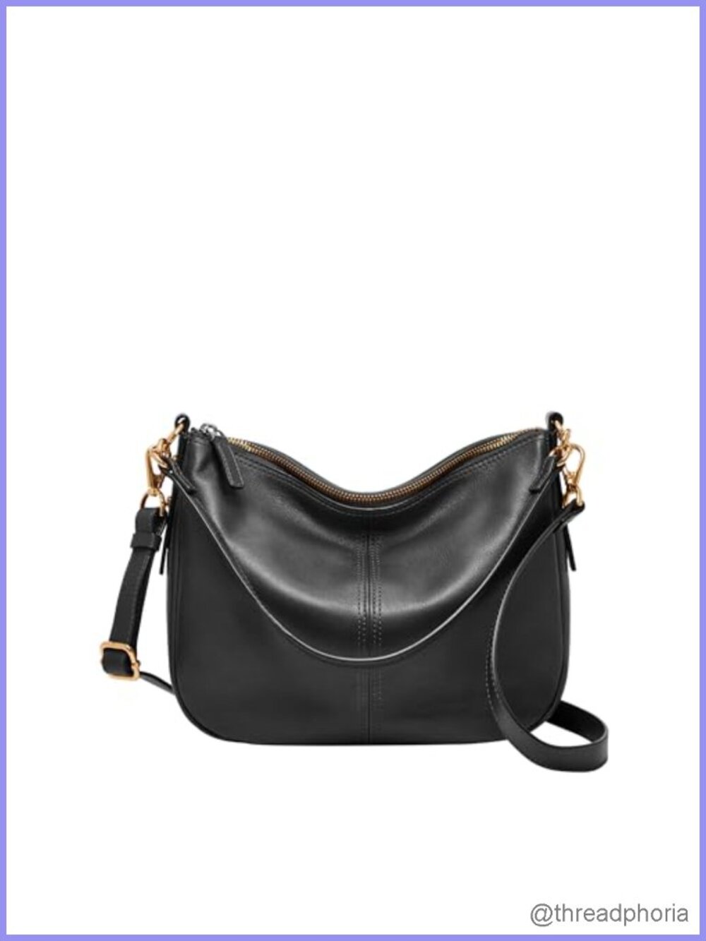 Fossil Jolie Leather Crossbody Purse Handbag Shoulder Adjustable Strap